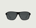 Ink::Bernie Sunglasses Square Black recycled polyester front