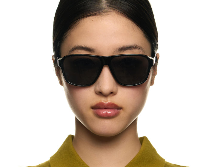 Ink::Bernie Sunglasses Square Black recycled polyester mobile full image