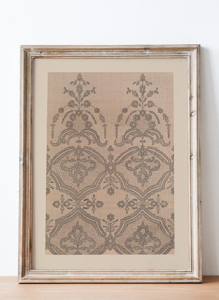 “Black Lace Flounce” Art Print_Sugar & Canvas_Matthew Digby Wyatt