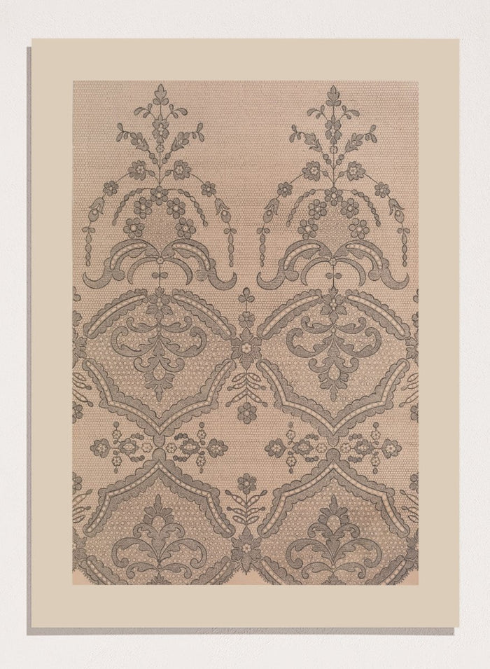 “Black Lace Flounce” Art Print_Sugar & Canvas_Matthew Digby Wyatt
