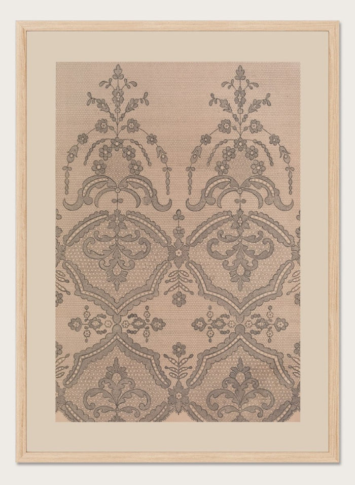 “Black Lace Flounce” Art Print_Sugar & Canvas_Matthew Digby Wyatt