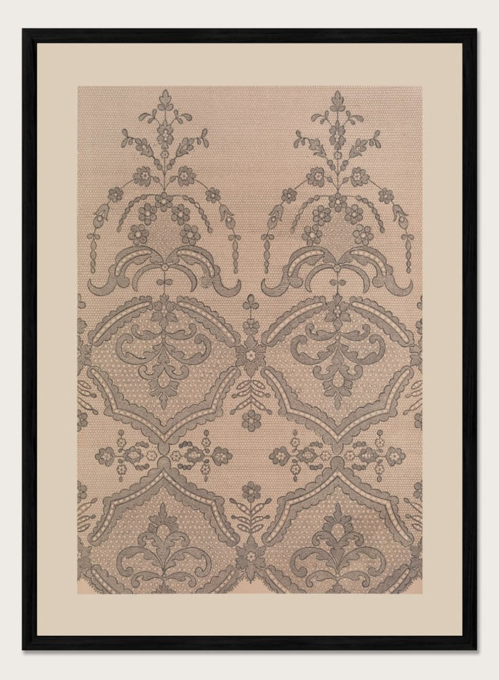 “Black Lace Flounce” Art Print_Sugar & Canvas_Matthew Digby Wyatt