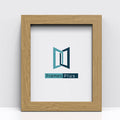 Blok Range oak picture poster frame showcasing a minimalist design for displaying art and photography.