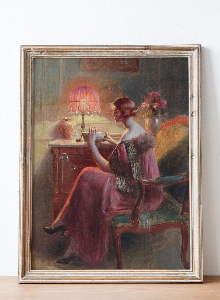 "Blowing Bubbles" Art Print_Sugar & Canvas_Delphin Enjolras