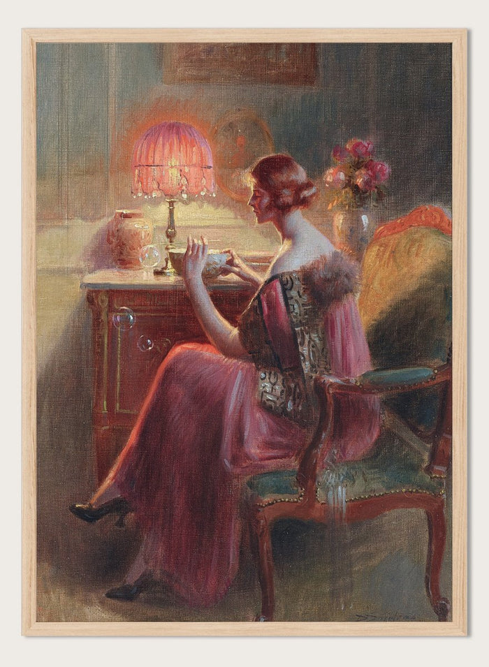 "Blowing Bubbles" Art Print_Sugar & Canvas_Delphin Enjolras