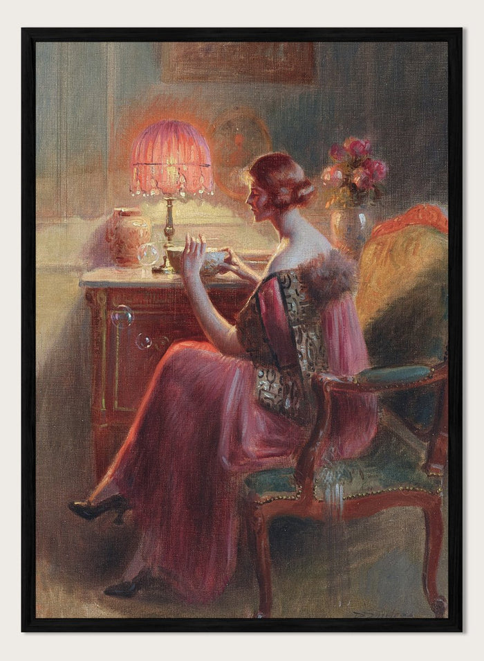 "Blowing Bubbles" Art Print_Sugar & Canvas_Delphin Enjolras