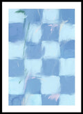 'Blue Grid' Aesthetic Art Print_Sugar & Canvas_Sugar & Canvas