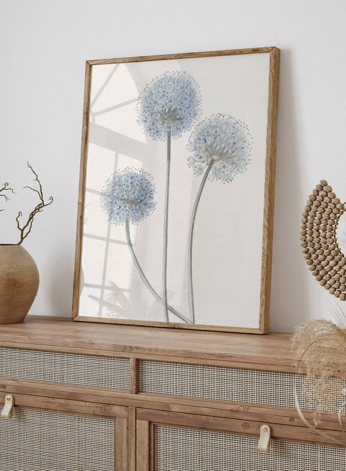 "Blue Leek" Art Print_Sugar & Canvas_Sydenham Edwards