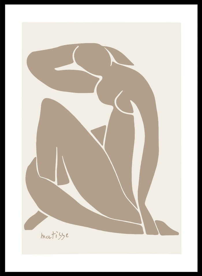 Blue Nudes II 1952 in Beige_Sugar & Canvas