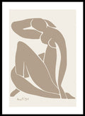Blue Nudes II 1952 in Beige_Sugar & Canvas