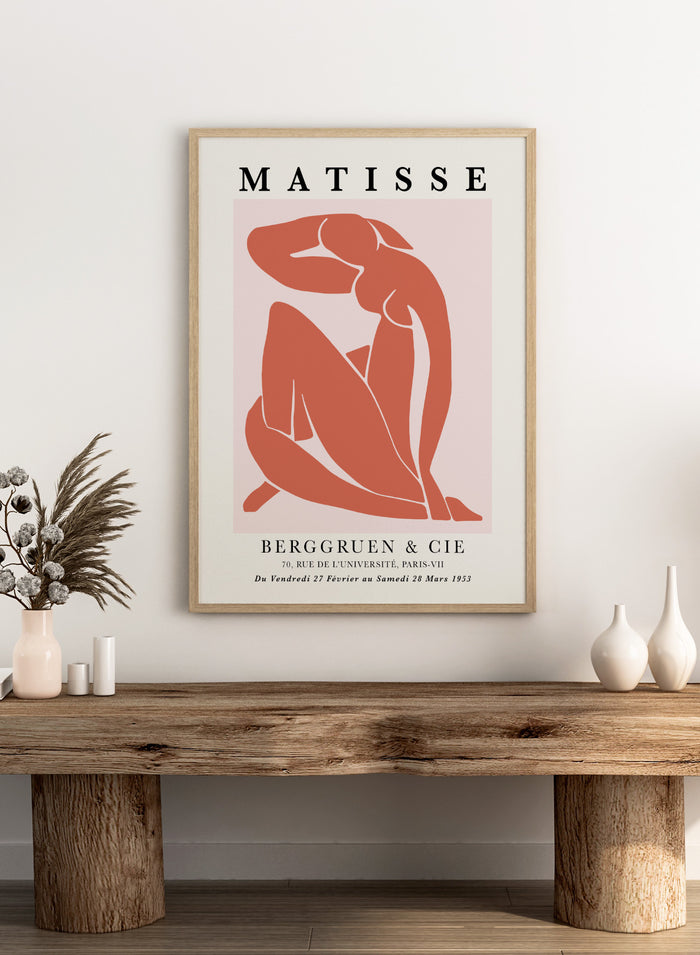 Blue Nudes in Red by Henri Matisse Print
