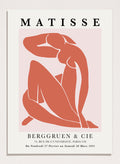 Blue Nudes in Red by Henri Matisse Print