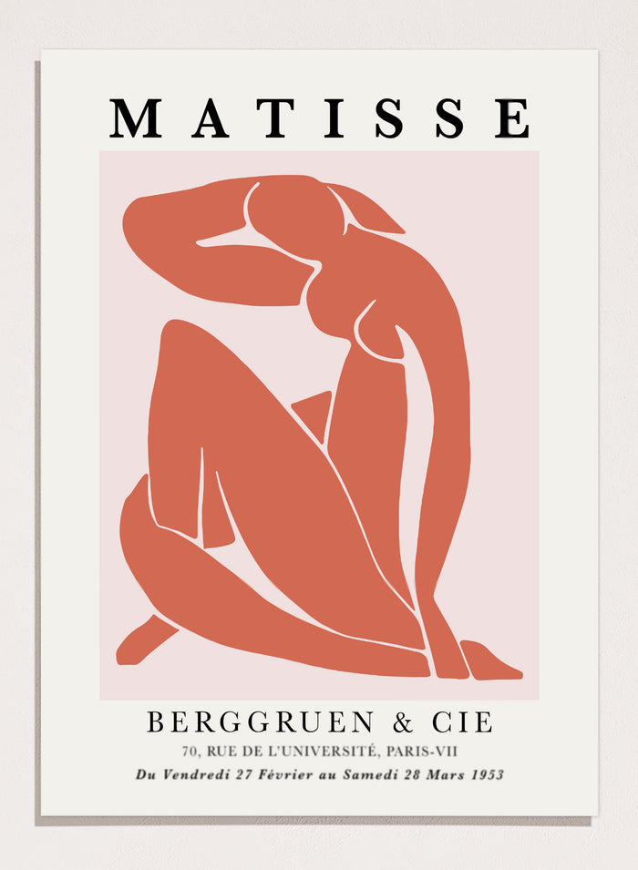 Blue Nudes in Red by Henri Matisse Print