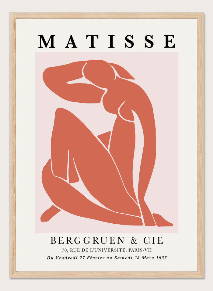 Blue Nudes in Red by Henri Matisse Print