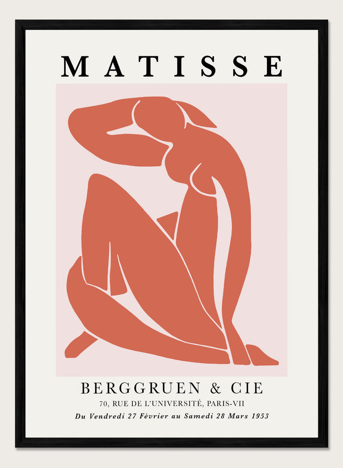 Blue Nudes in Red by Henri Matisse Print