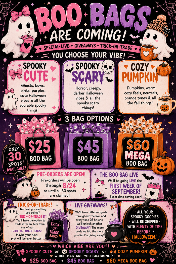 BOO BAGS! - special live
