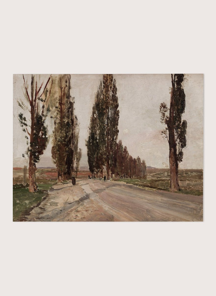 "Boulevard of Poplars near Plankenberg" Art Print_Sugar & Canvas_Emil Jakob Schindler