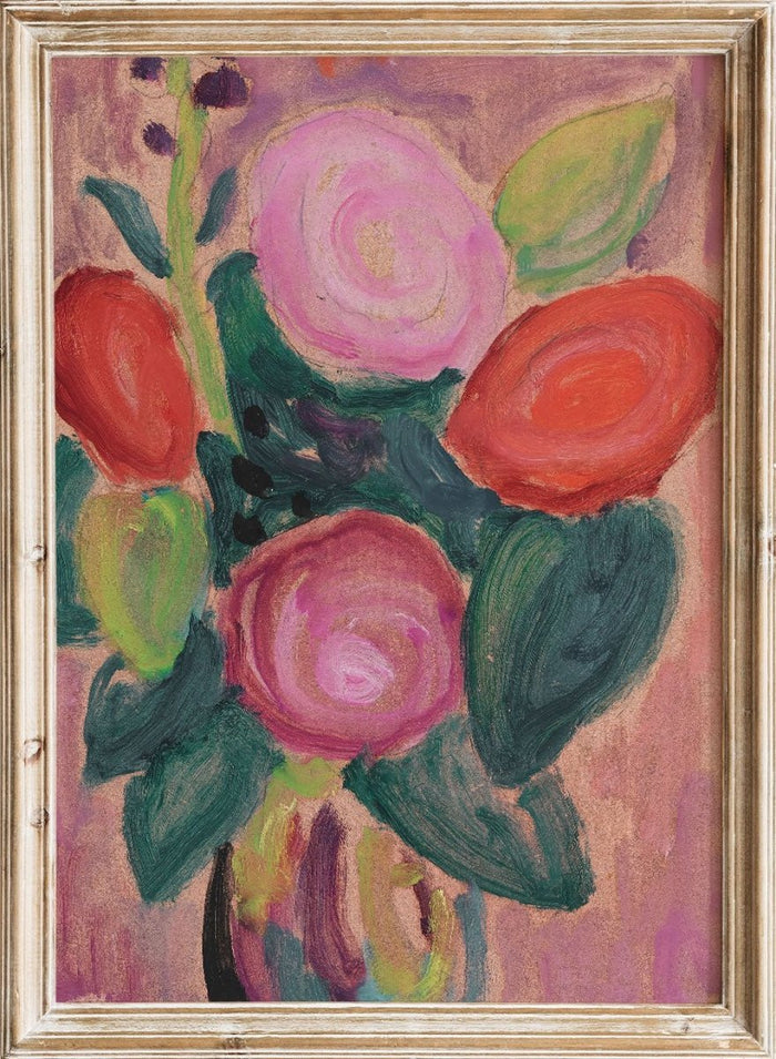 "Bouquet of Flowers in a Vase" Art Print_Sugar & Canvas_Alexej von Jawlensky