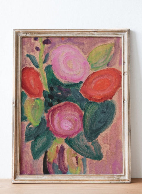 "Bouquet of Flowers in a Vase" Art Print_Sugar & Canvas_Alexej von Jawlensky