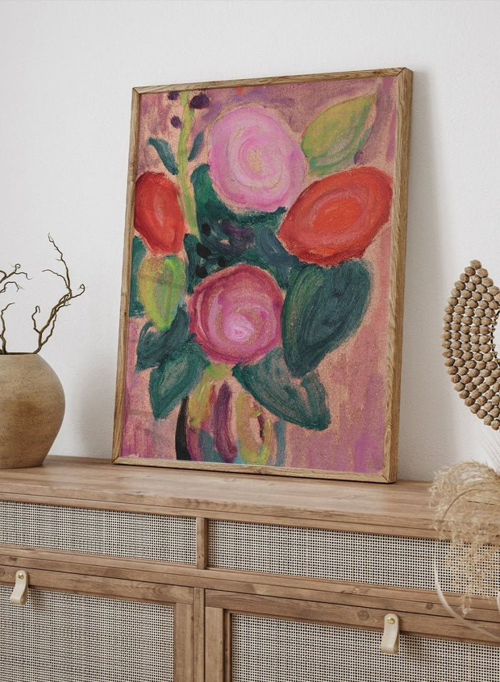 "Bouquet of Flowers in a Vase" Art Print_Sugar & Canvas_Alexej von Jawlensky