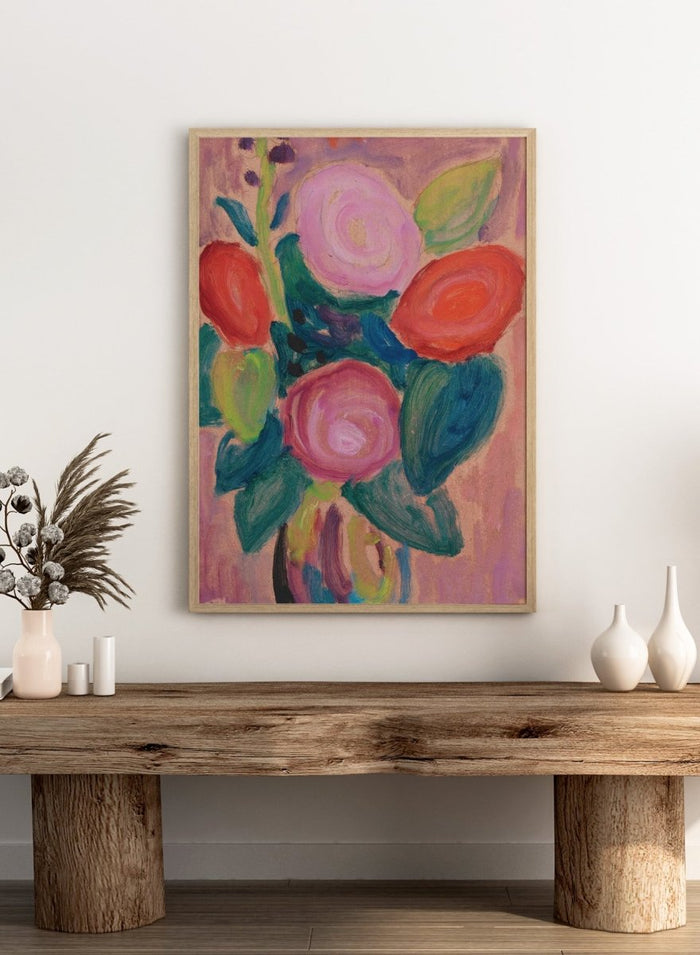"Bouquet of Flowers in a Vase" Art Print_Sugar & Canvas_Alexej von Jawlensky