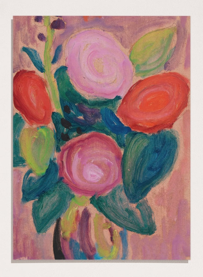 "Bouquet of Flowers in a Vase" Art Print_Sugar & Canvas_Alexej von Jawlensky