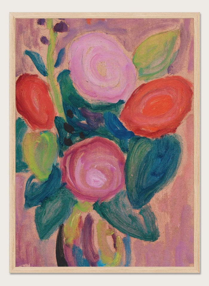 "Bouquet of Flowers in a Vase" Art Print_Sugar & Canvas_Alexej von Jawlensky