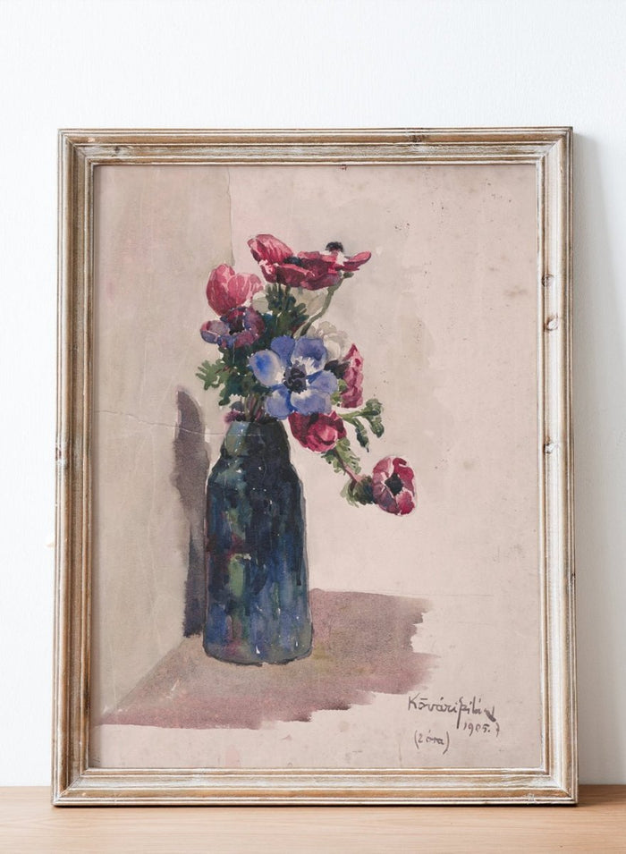 "Bouquet of Wildflowers" Art Print_Sugar & Canvas_Konštantín Kövári-Kačmarik