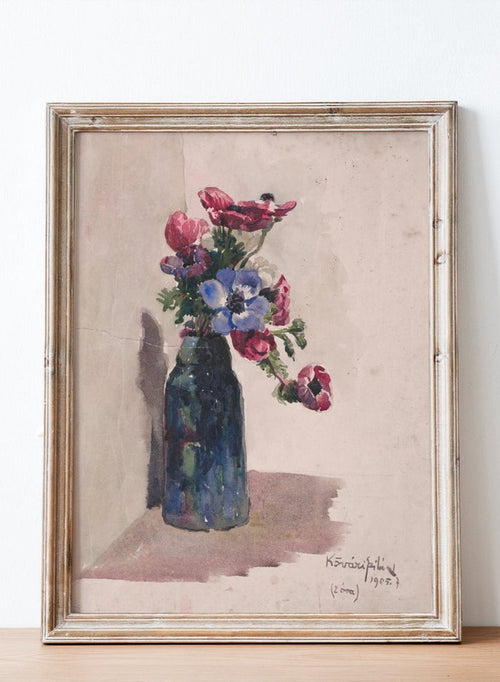 "Bouquet of Wildflowers" Art Print_Sugar & Canvas_Konštantín Kövári-Kačmarik