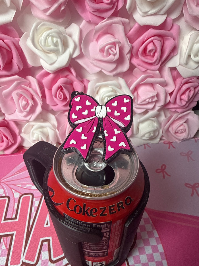 Bow pop tab nail saver