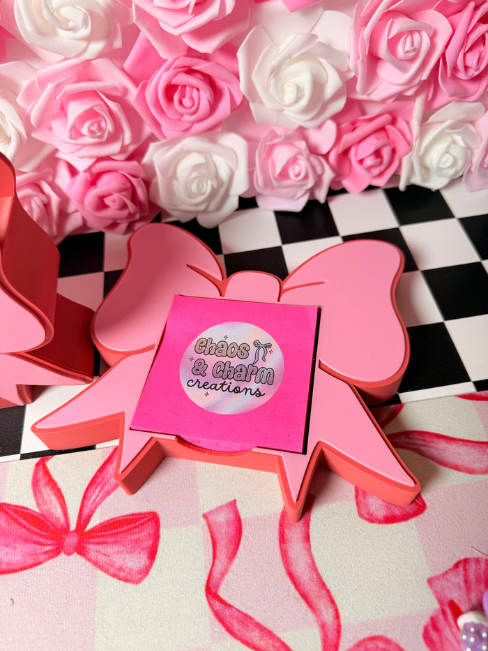 Bow Post it Holder