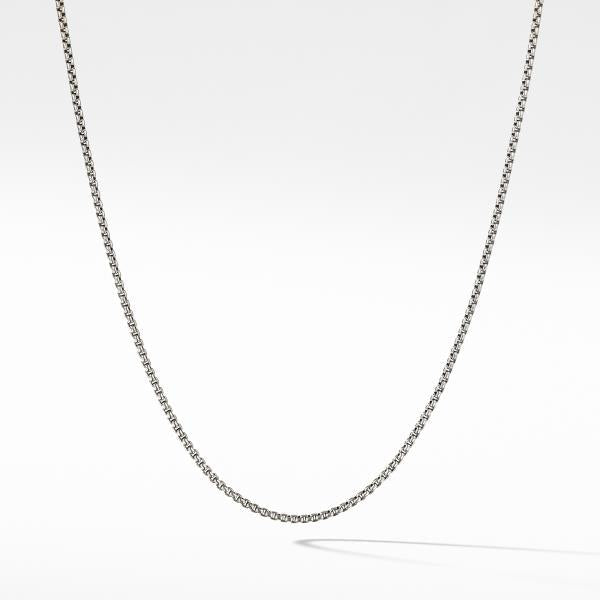 Box Chain Necklace with Gold