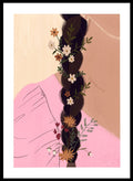 'Braided Wildflowers' Aesthetic Art Print_Sugar & Canvas_Sugar & Canvas