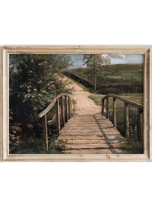 "Bridge over A Stream" Art Print_Sugar & Canvas_Dankvart Dreyer