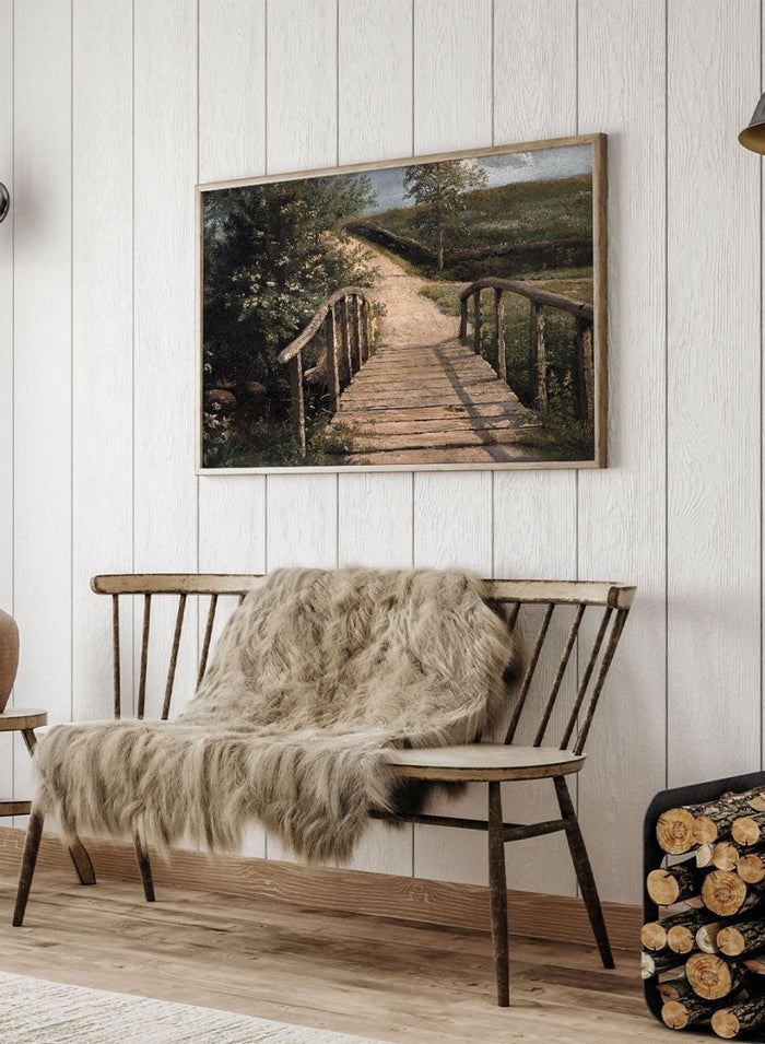 "Bridge over A Stream" Art Print_Sugar & Canvas_Dankvart Dreyer