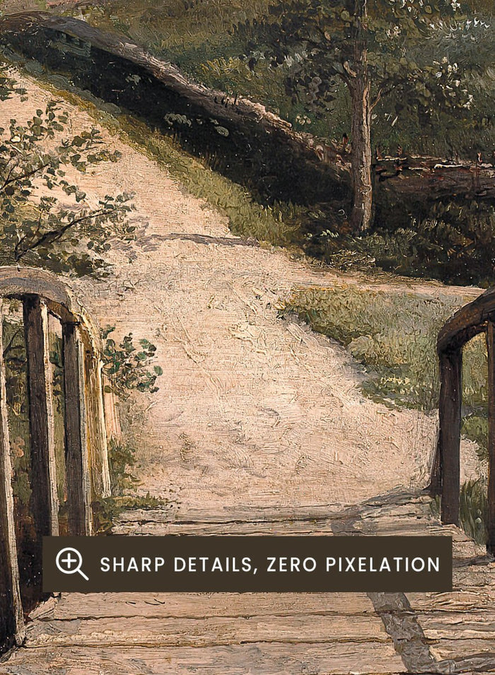 "Bridge over A Stream" Art Print_Sugar & Canvas_Dankvart Dreyer