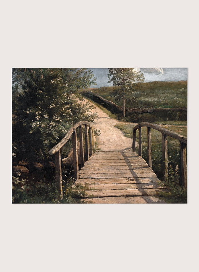 "Bridge over A Stream" Art Print_Sugar & Canvas_Dankvart Dreyer