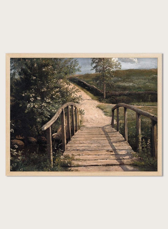 "Bridge over A Stream" Art Print_Sugar & Canvas_Dankvart Dreyer