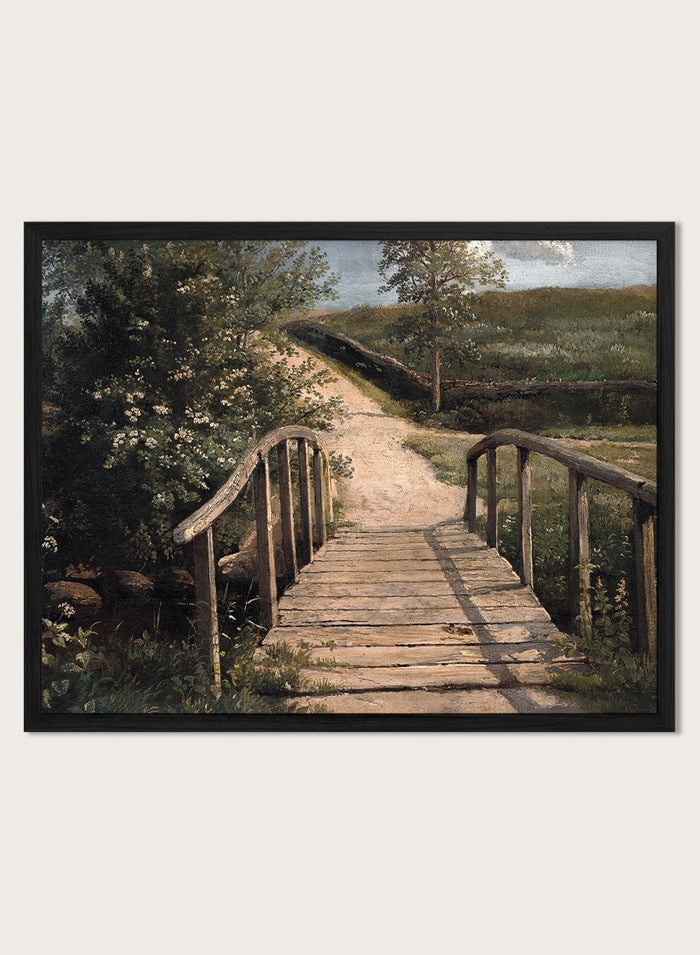 "Bridge over A Stream" Art Print_Sugar & Canvas_Dankvart Dreyer