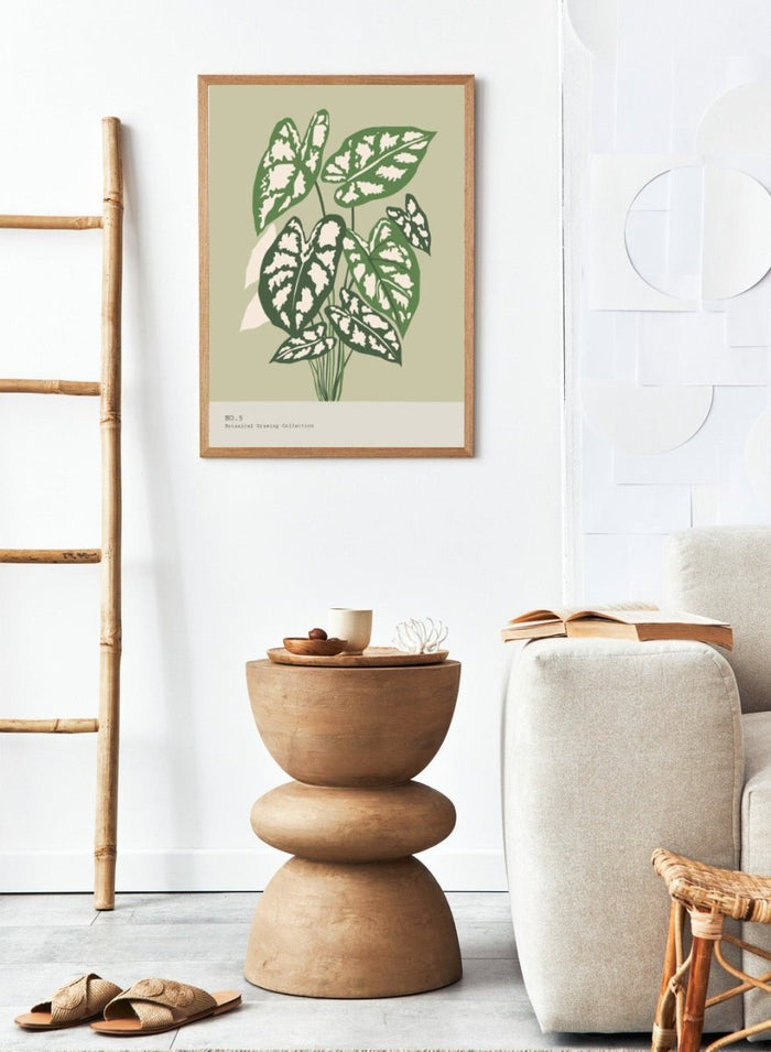 'Caladium Plant' Aesthetic Art Print_Sugar & Canvas_Sugar & Canvas