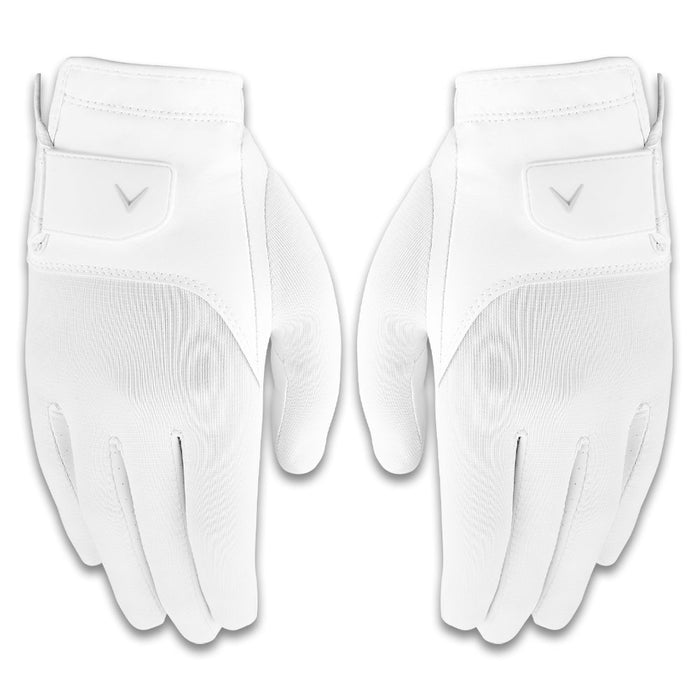 Callaway Aura Golf Glove White - 26 Women