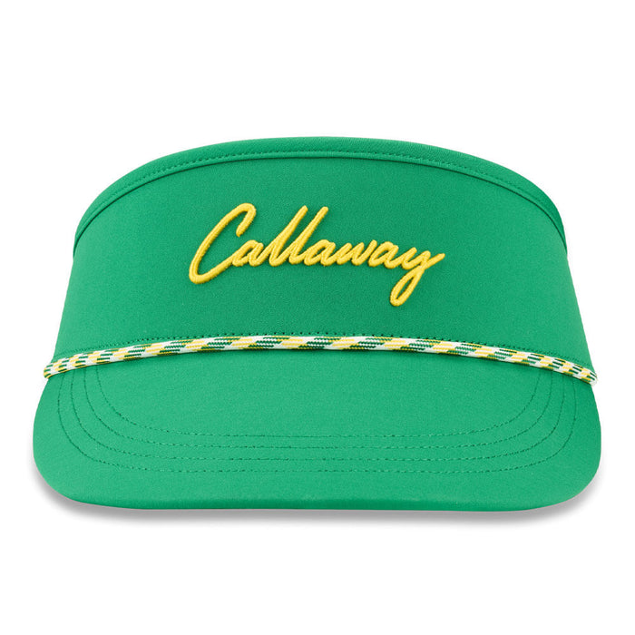 Callaway Birdie Putt Rope Golf Visor Green/Yellow - 26 Men