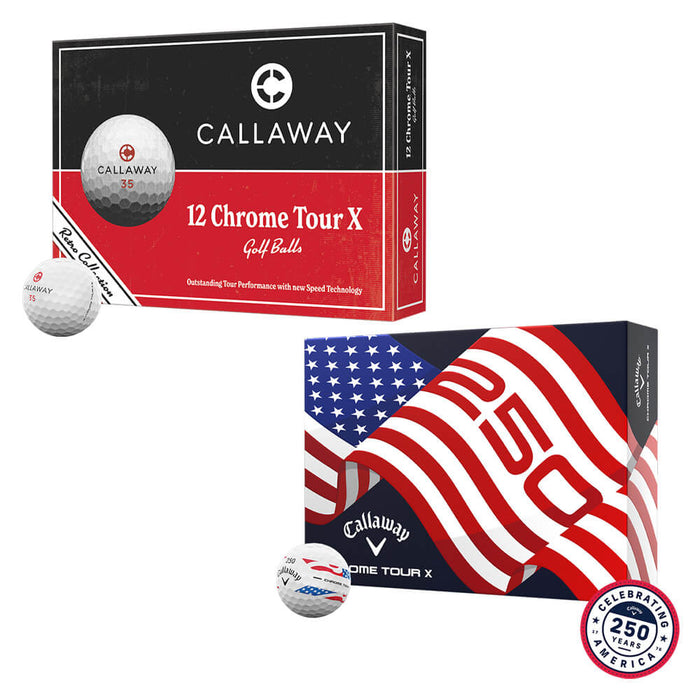 Callaway Chrome Tour X Truvis Decorated Golf Balls