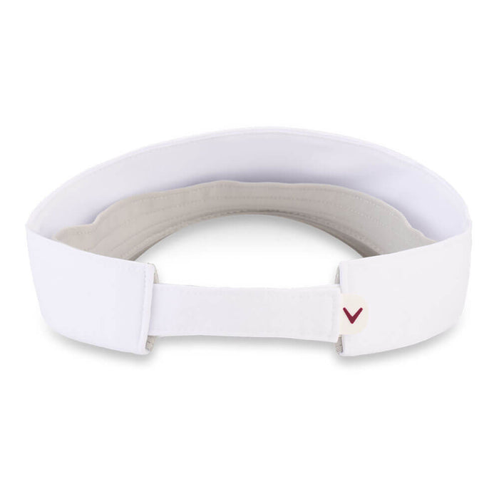 Callaway Liquid Metal Golf Visor White/Red Plum - 26 Women