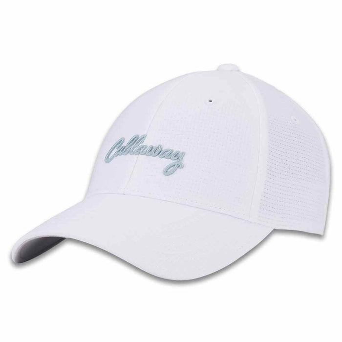Callaway Stitch Magnet Adjustable Golf Cap White/Black - 26 Women