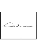 Calm Typography Print_Sugar & Canvas