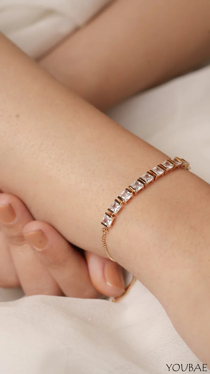 Cami Free Size Anti Tarnish Tennis Bracelet - Single
