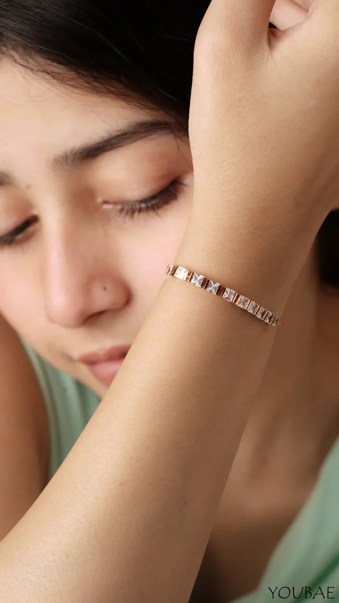 Cami Free Size Anti Tarnish Tennis Bracelet - Single