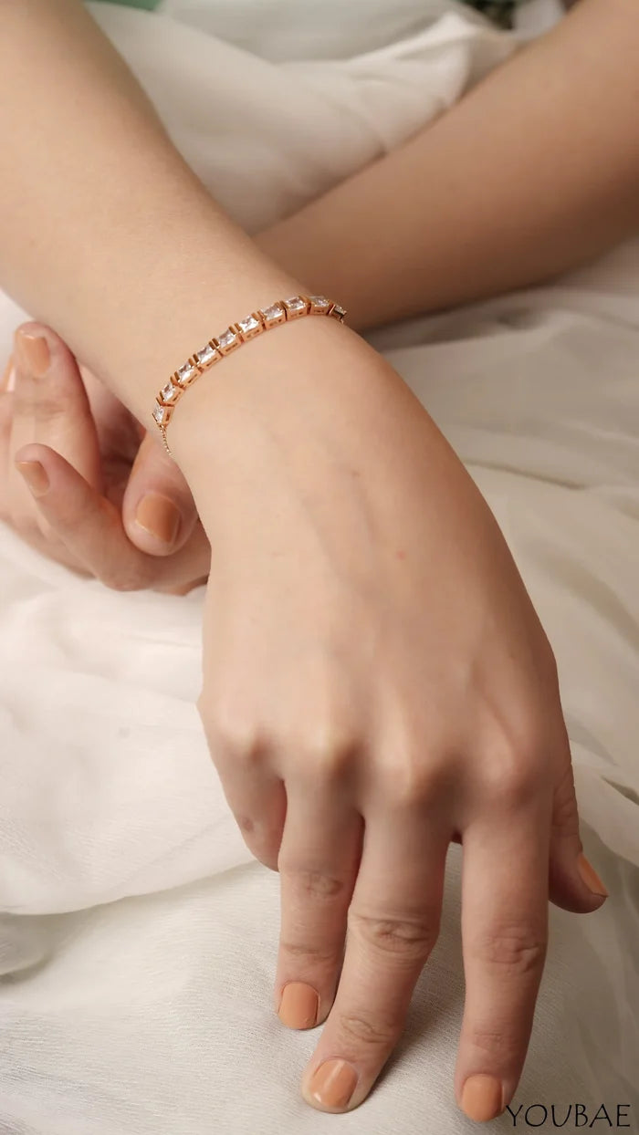 Cami Free Size Anti Tarnish Tennis Bracelet - Single