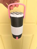 Can cooler with Checkered lid